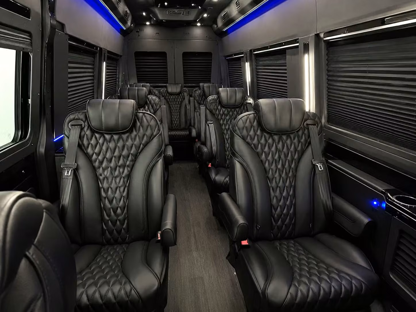 sprinter van with driver inside